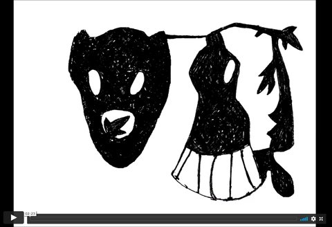 Aus deinen schönsten Masken mache ich mir ein neues Kleid, Trickfilm, 2021 © Jörg Mandernach