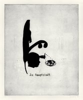 © Jörg Mandernach, Radierung, Etching, Kaltnadel, Silhouette, Drypoint, Druckgrafik, Druckgraphik, Print